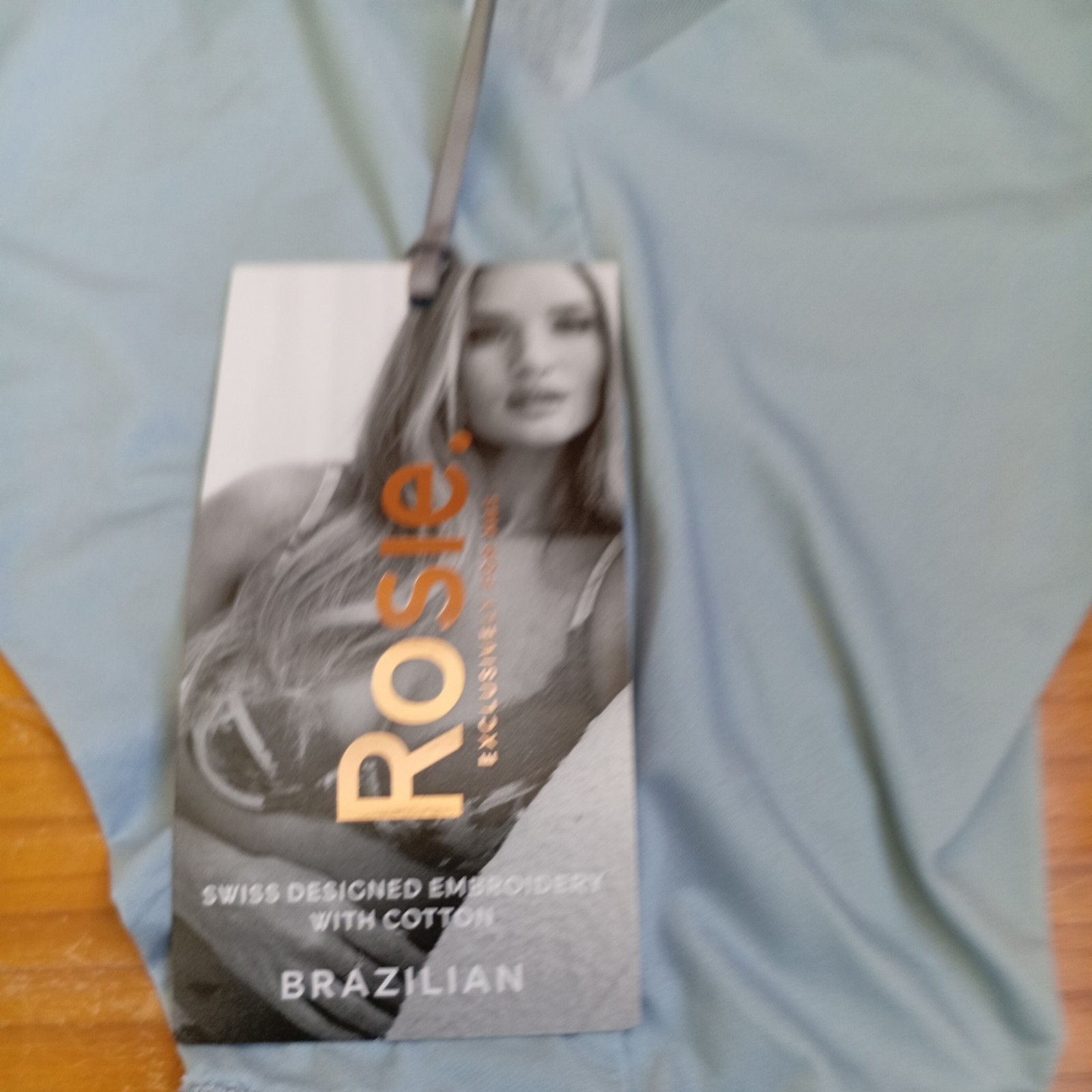BNWT M&S Rosie High Waisted High Leg Knickers X 1 Light Steel Blue size 12uk
