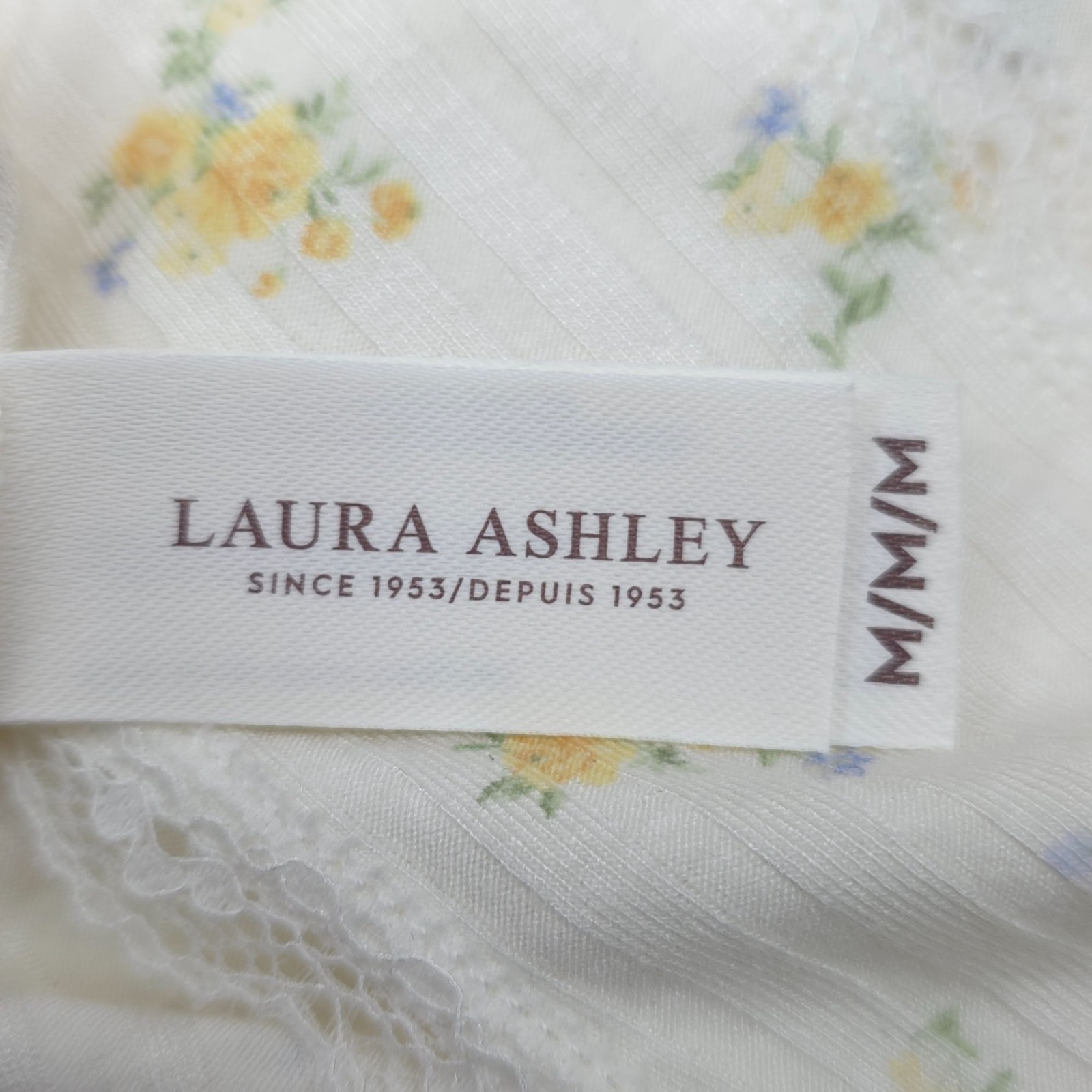Laura Ashley Womens Super Soft 5-Pack Lace Trim Panties Bikini Briefs Medium