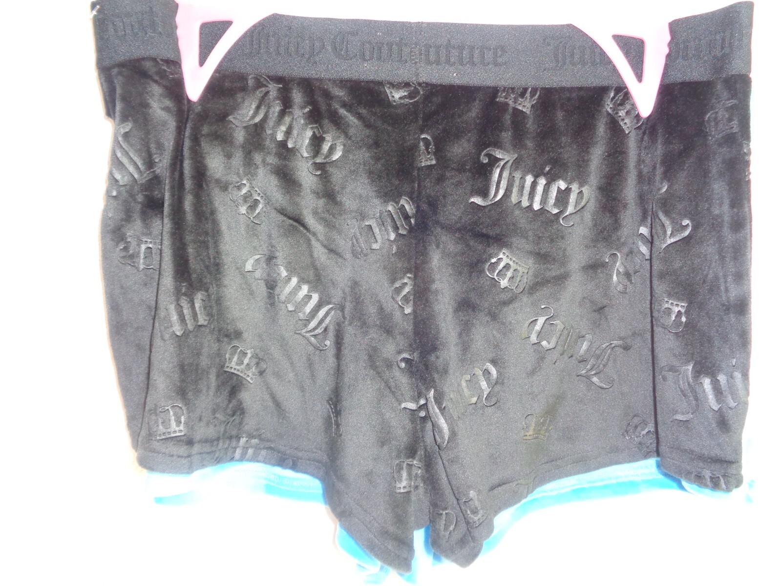 2Pack JUICY COUTURE INTIMATES Women’s sleep shots Solid Blue & Black Medium
