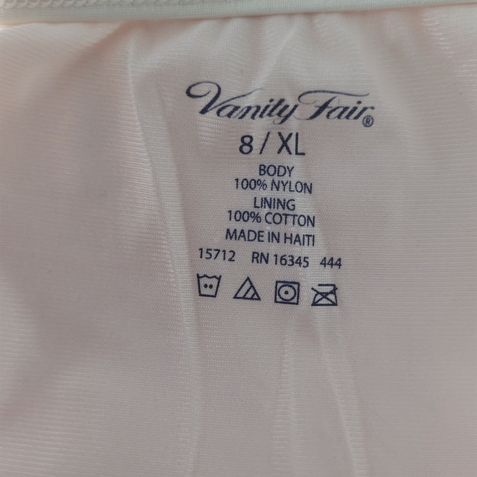 Vanity Fair Perfectly Yours Tailored Briefs Blushing Pink Size 8 XL NWT Lot of 2