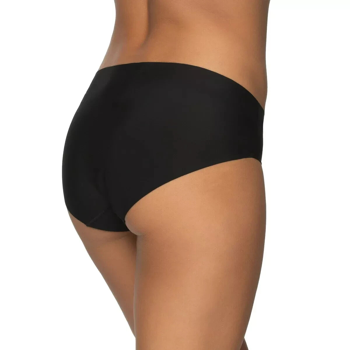 Black Bow Ladies Clean Cut Hipster 5 pack Panties
