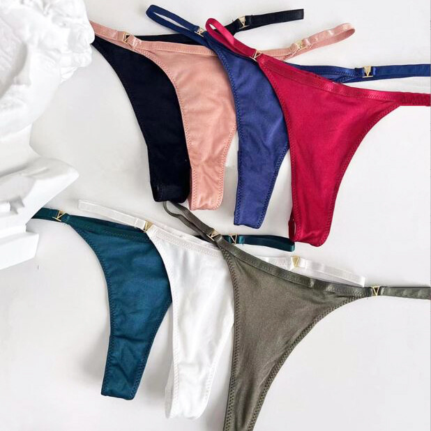 7 Pack Lot Sexy Womens Panties Thong G string Brief High Leg Lingeries Underwear