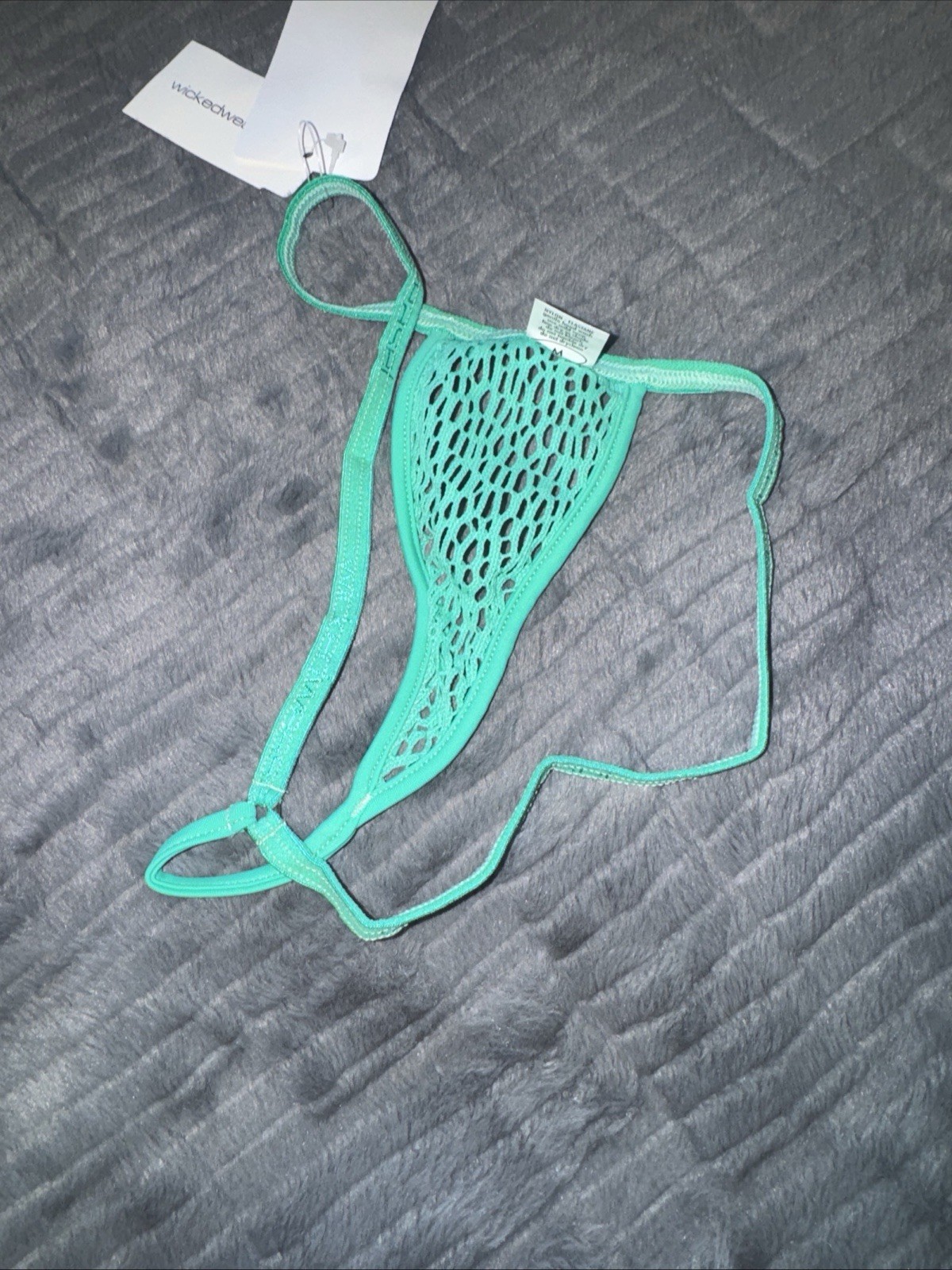 611 Micro Chaos Knicker Mint Medium String Back