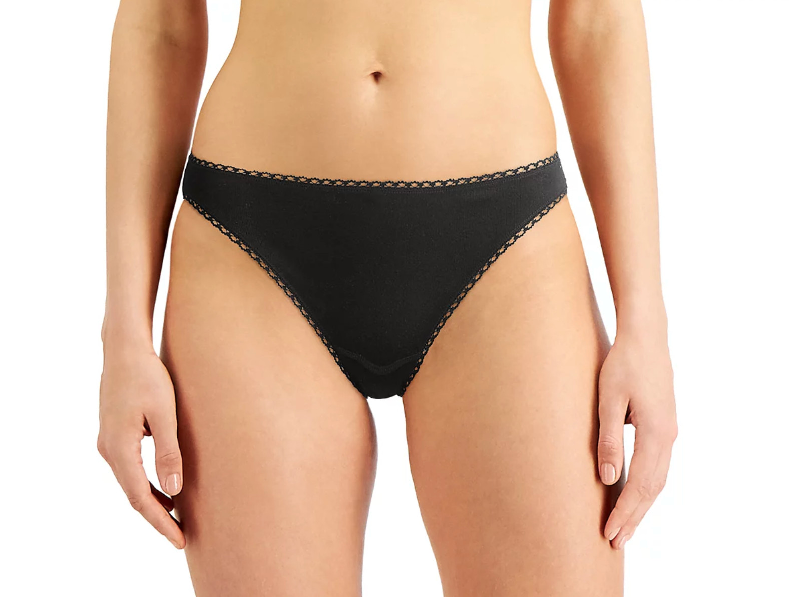 Charter Club Everyday Cotton High-Cut Brief Underwear