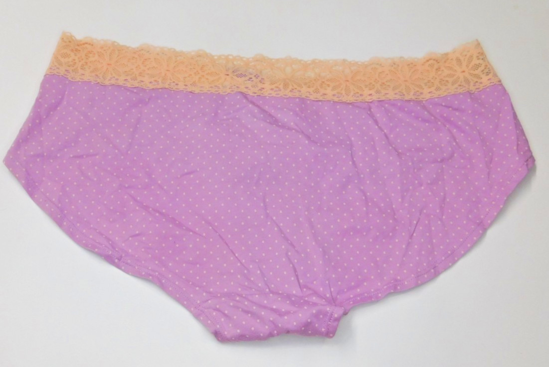 Auden Women’s XL (16) Cotton Blend Hipster Underwear, Orchid Light & Airy