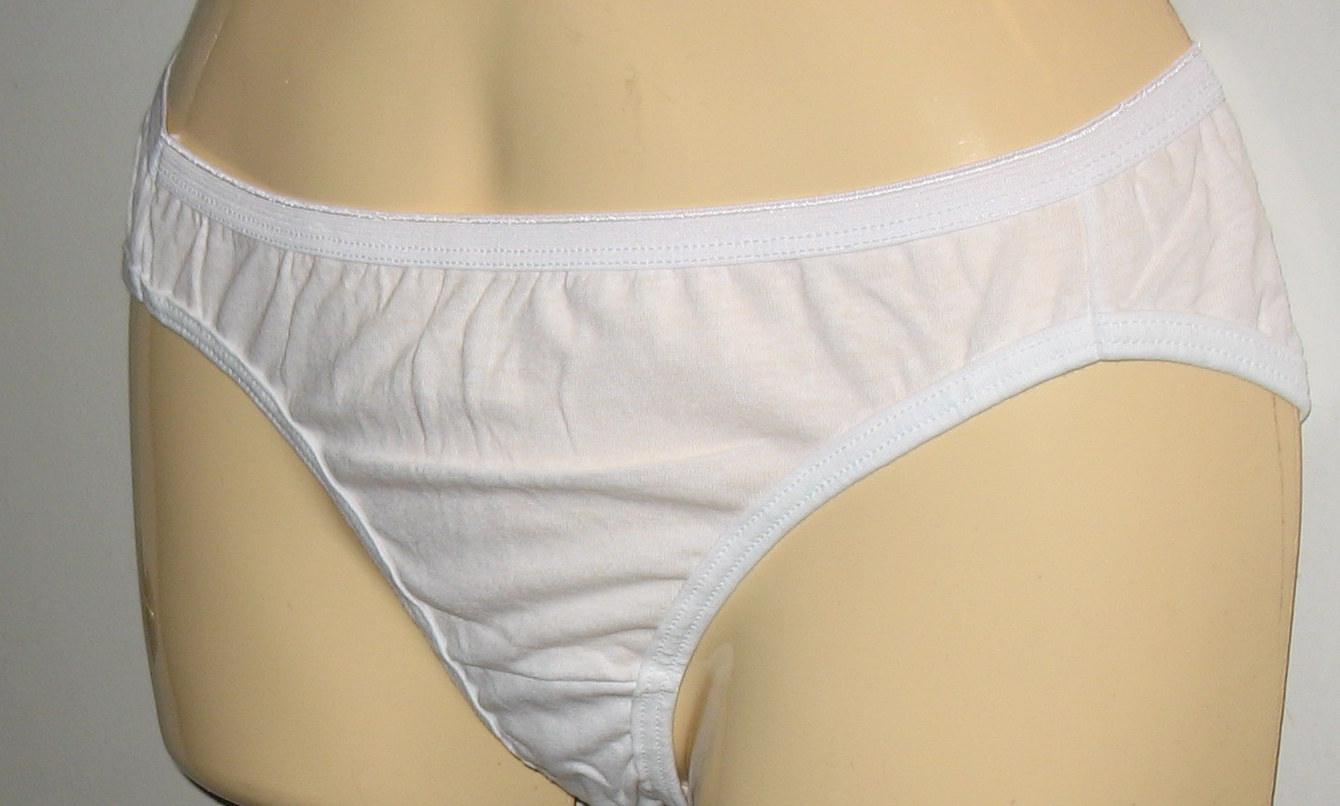 BEST FITTING PANTY 100% COTTON BIKINI PANTY – SIZE 5 / SMALL – WHITE – RN 86752