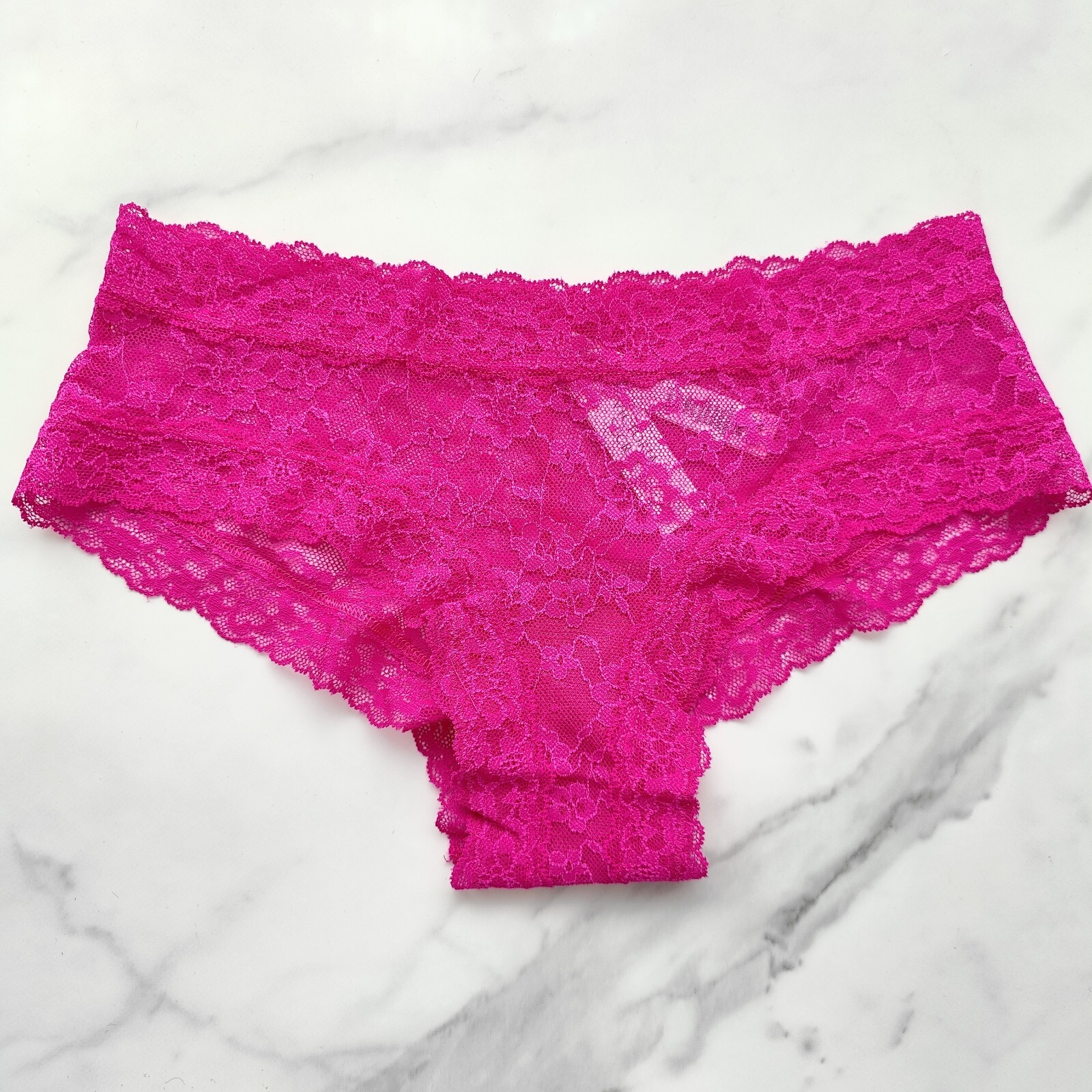 Victoria’s Secret The Lacie Posey Lace Cheeky Panty Bali Orchid Size M/XL