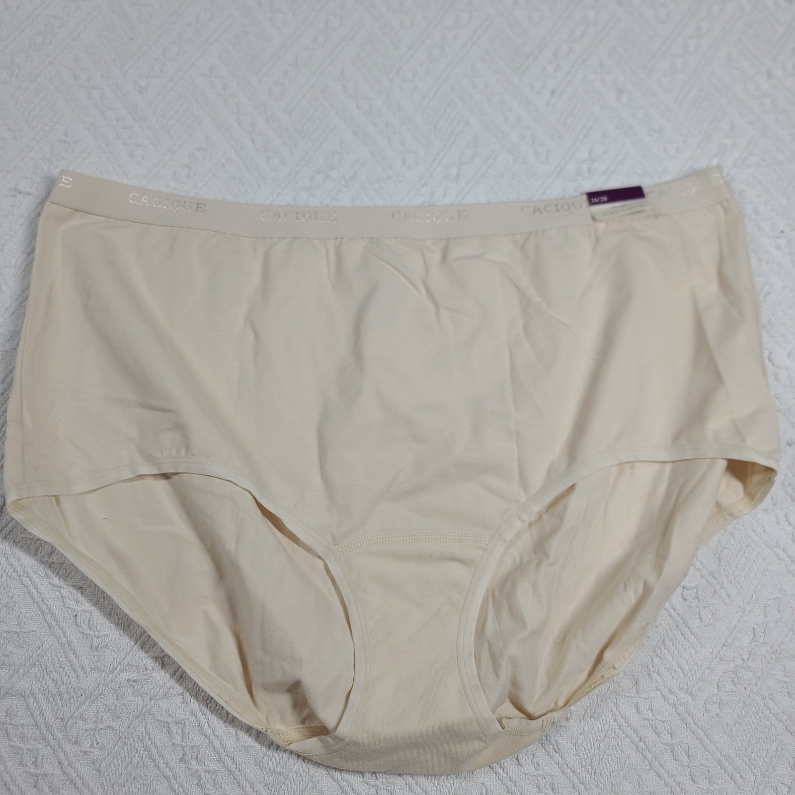 Cacique Full bried cotton bundle of 2 panties Size 26/28 NWT Intimates