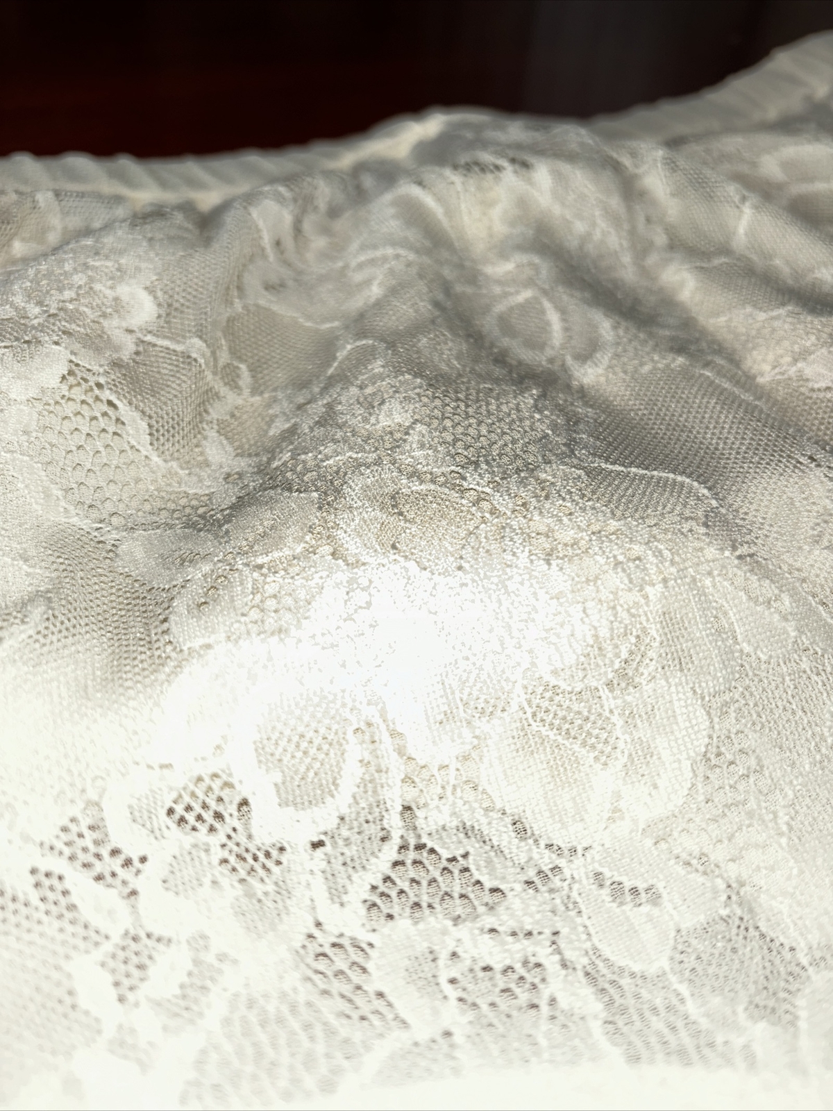 Zara Cream Color Lace Beaded Panties Large Bridal NWOT