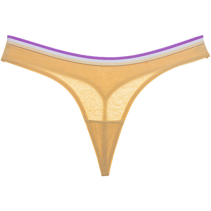 5 Packs Lot Womens Cotton Panties Thongs G-string Bikini Briefs T-back Underwear