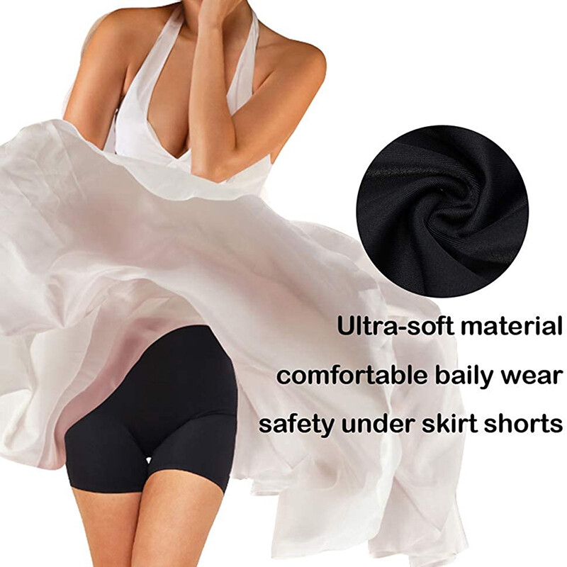 Seamless Shorts for Women Panties Slim Shaper Underwear Ice Silk Boxer Briefs