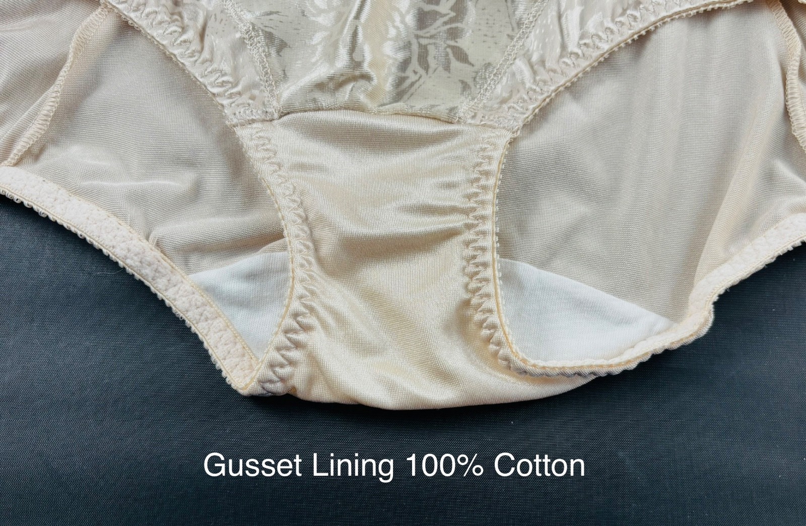 VTG VANITY FAIR SHAPING SYS. FIRM SUPPORT 1PR BRIEFS PANTIES LG FAWN 40-005 NWOT