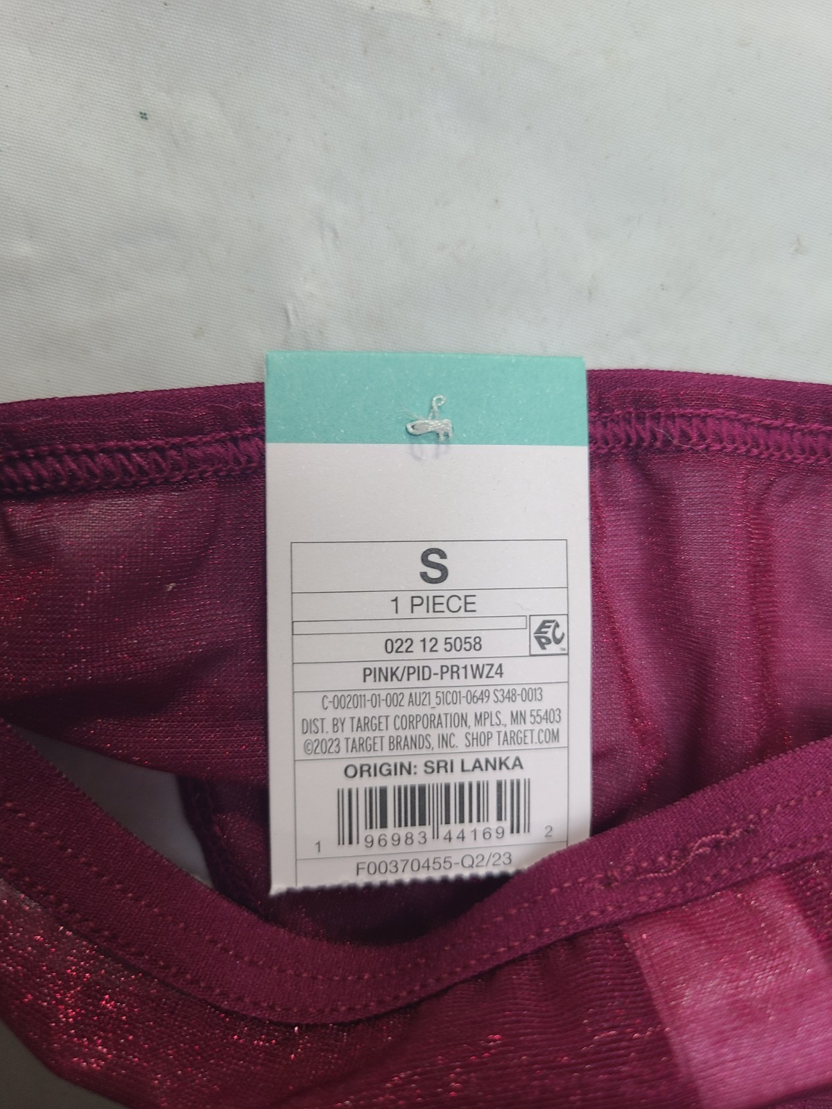 Women’s Mesh Thong Auden Pink Size Small
