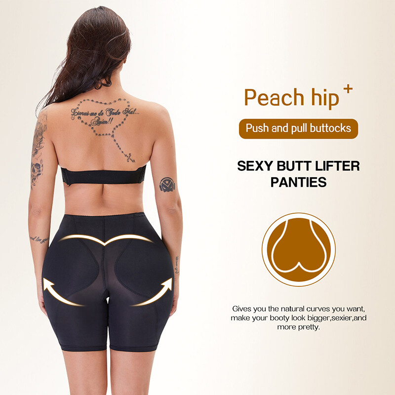 Hip Enhancer Padded Low Waist Panties Fake Ass Shaper Underpants Crossdresser US