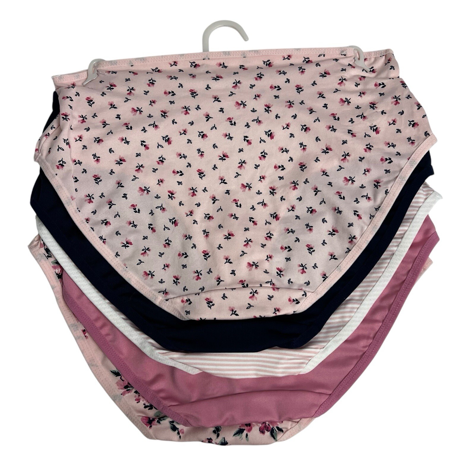 Laura Ashley Women’s Panties Sz Small Pkg/5 Briefs Multi Colors Stretch MSRP $48