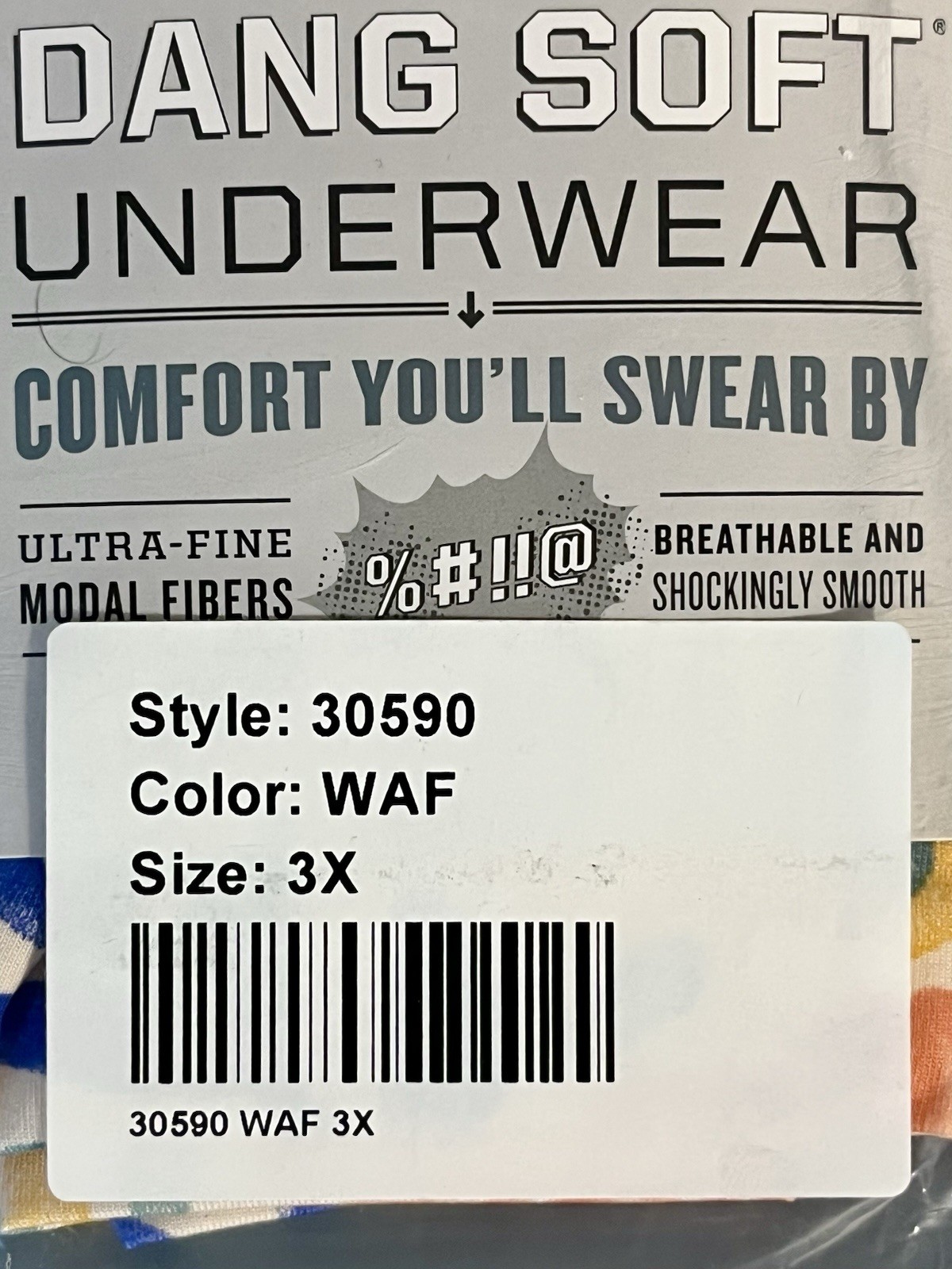 Duluth Women’s Dang Soft Underwear Modern Brief/Watercolor Floral Size 3X ~ New