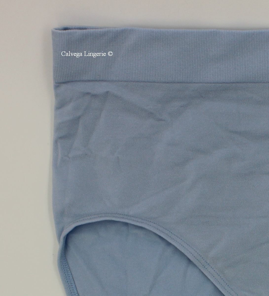 NWT Wacoal 838175 “B-Smooth” Seamless Full Brief Panty, Light Blue (456)
