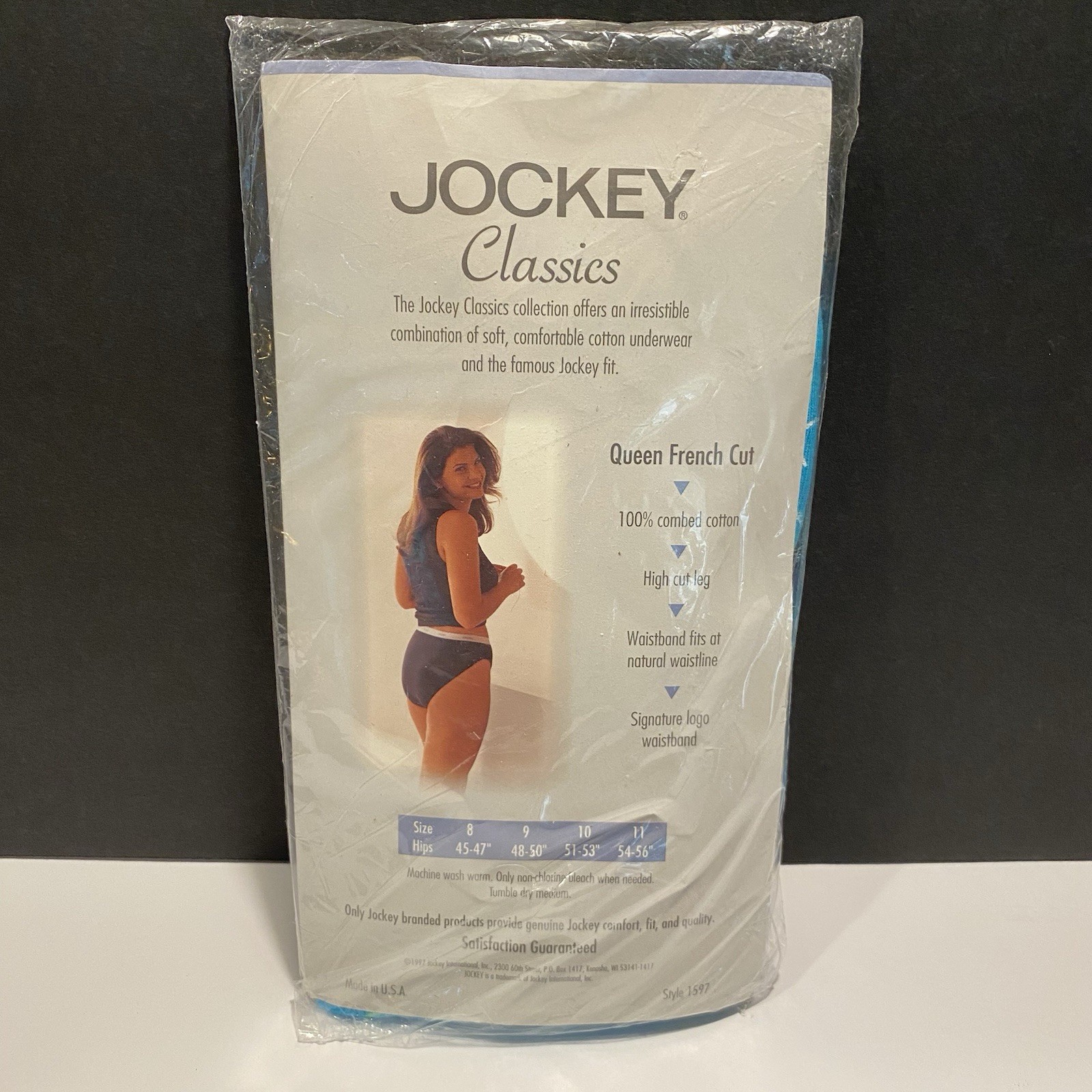 Lot Of 3 Jockey French Cut Panties 100% Cotton Underwear Size 8 Queen NOS