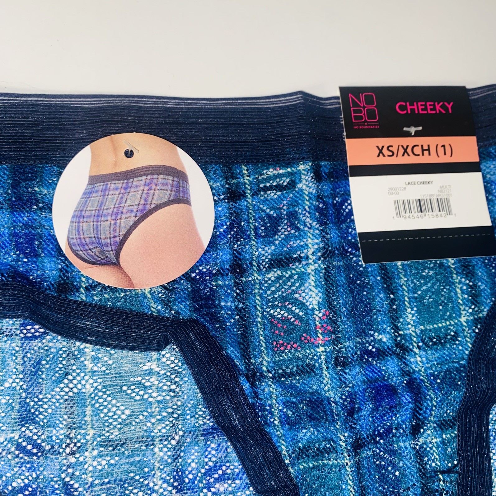 Lace CHEEKY Sexy Panties XS Sz 1 Underwear Lot of 4 No Boundaries NOBO NEW