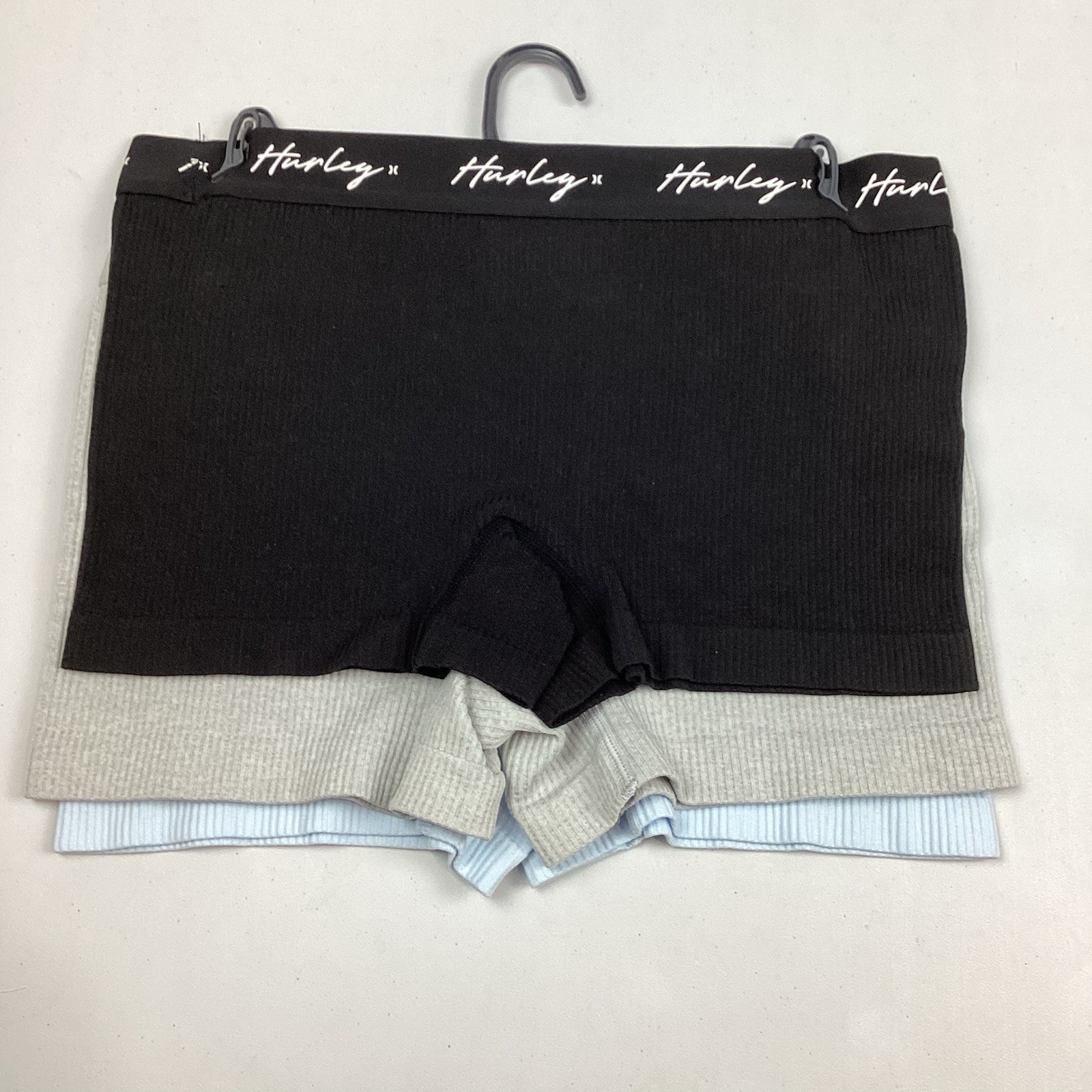 Hurley Women’s Seamless Boyshort Panty Underwear Sz 1X -3 PACK – NEW! Retail $46