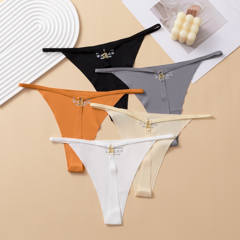 5 Pack Lot Sexy Womens G string Thongs Panties Underwear Bikinis Lingerie T back