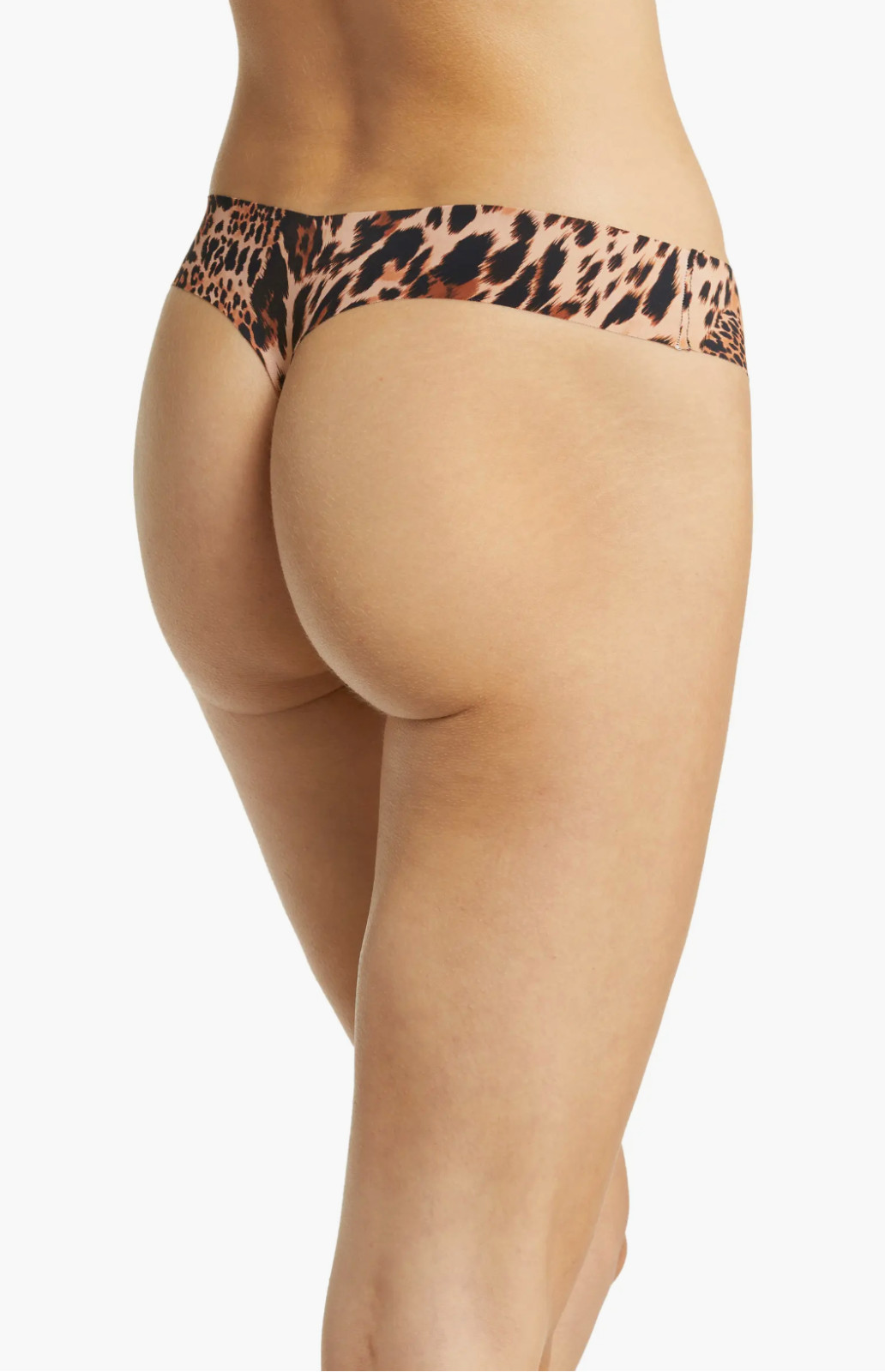 Commando Printed Cougar Microfiber Thong L31603 Womens Size M/L