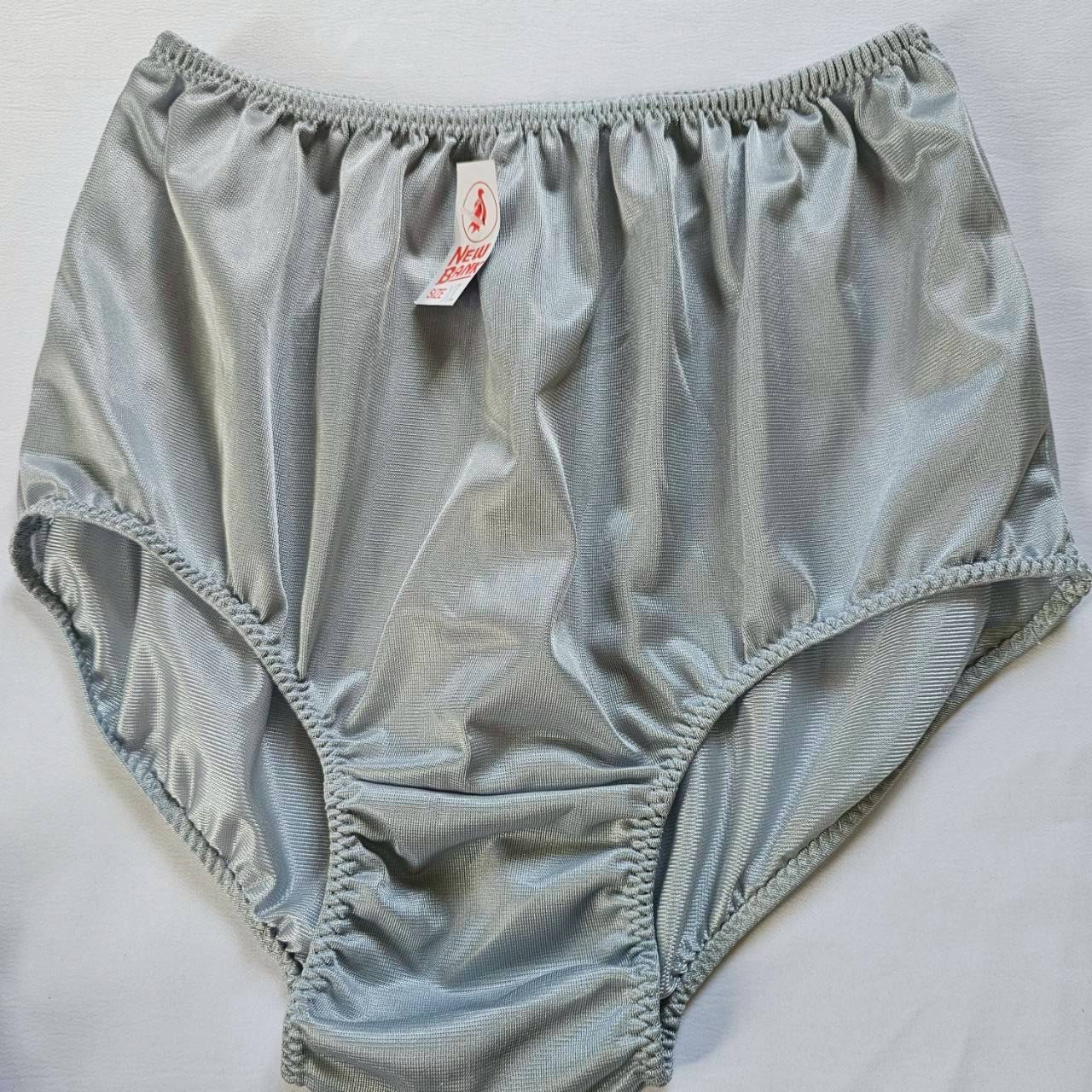 6 Nylon Underwear Granny Panties Comfort Woman Man Briefs High Waist 36″-42″ XL