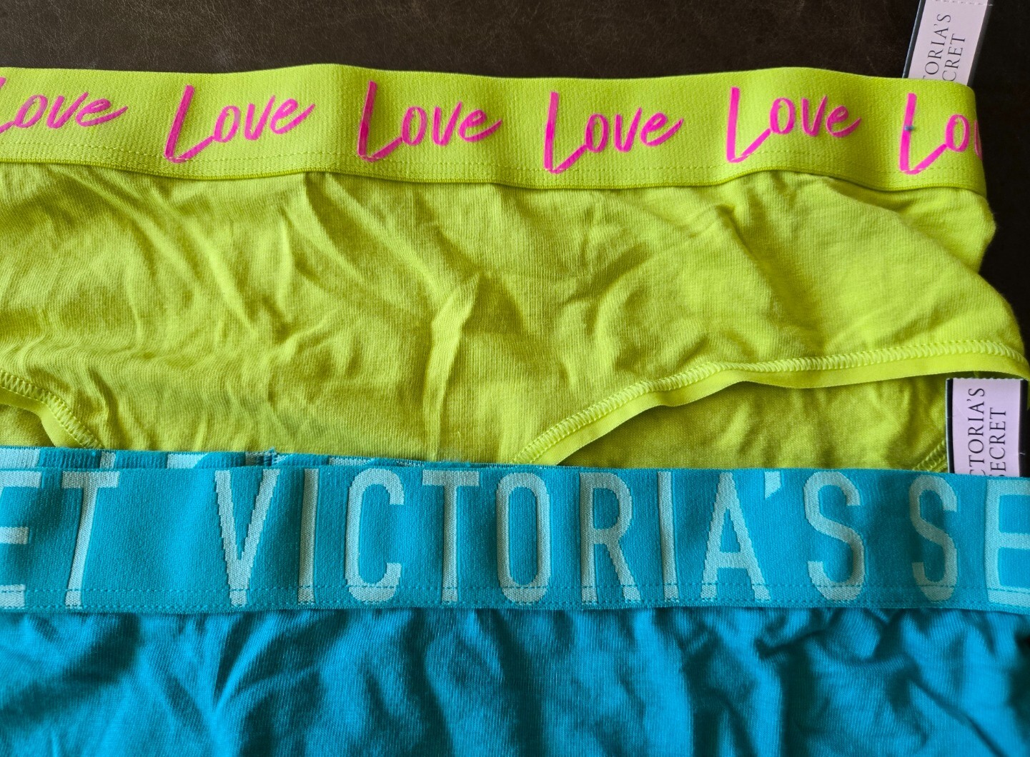 Victoria’s Secret 2 pair underwear NWT womens L hiphugger hipster panties