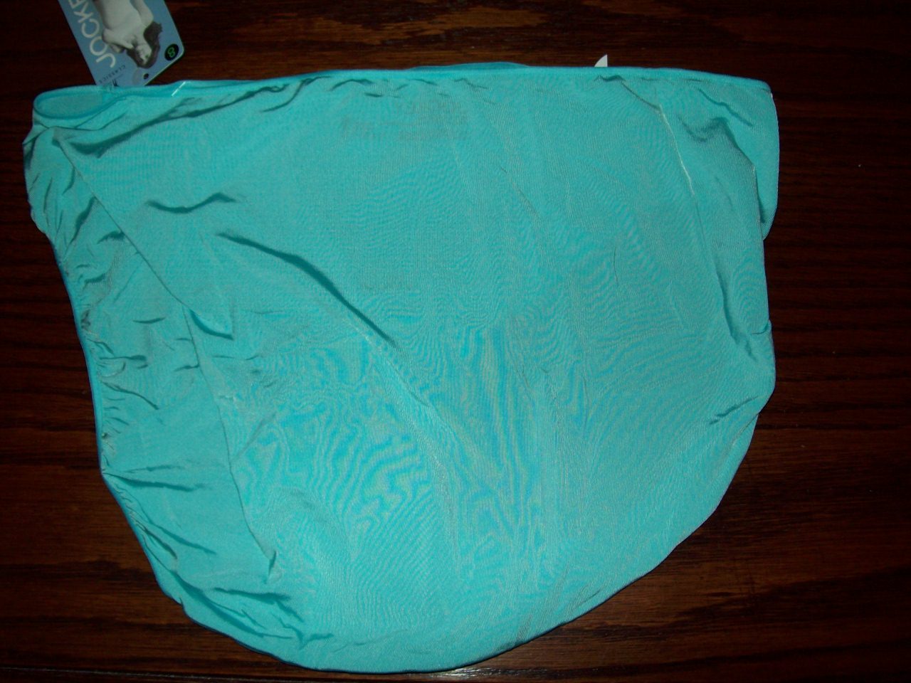 NWT JOCKEY No Panty Line TACTEL NYLON BIKINI PANTIES 1370 aqua 5 6 7 8 S M L XL