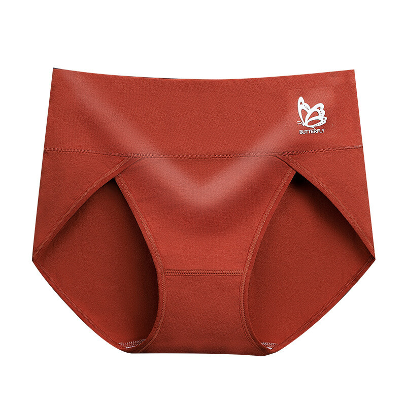 Women’s Pure Cotton High Waist Graphene Antibacterial Printed Abdominal Panties