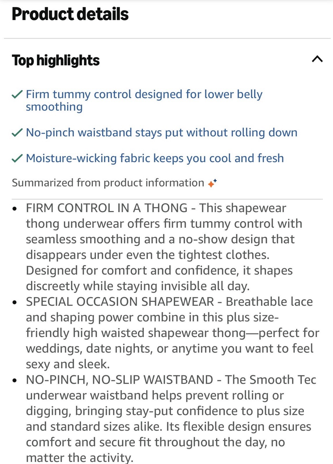 Maidenform Tame Your Tummy Lace Thong Panty Underwear Women’s Size M Beige