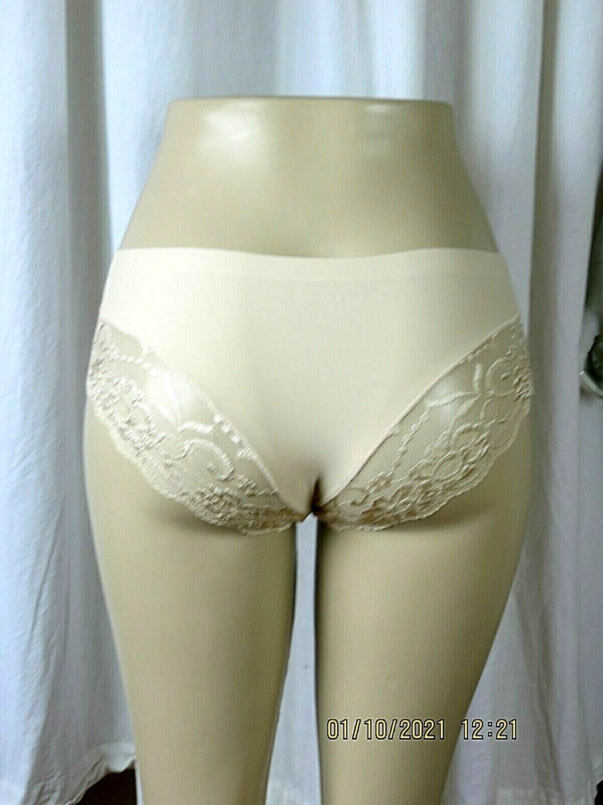 FUDE SZ L NWT Nylon/Spandex Pack of 3 Smooth Raise 9″ Hips 28″ Panties Underwear