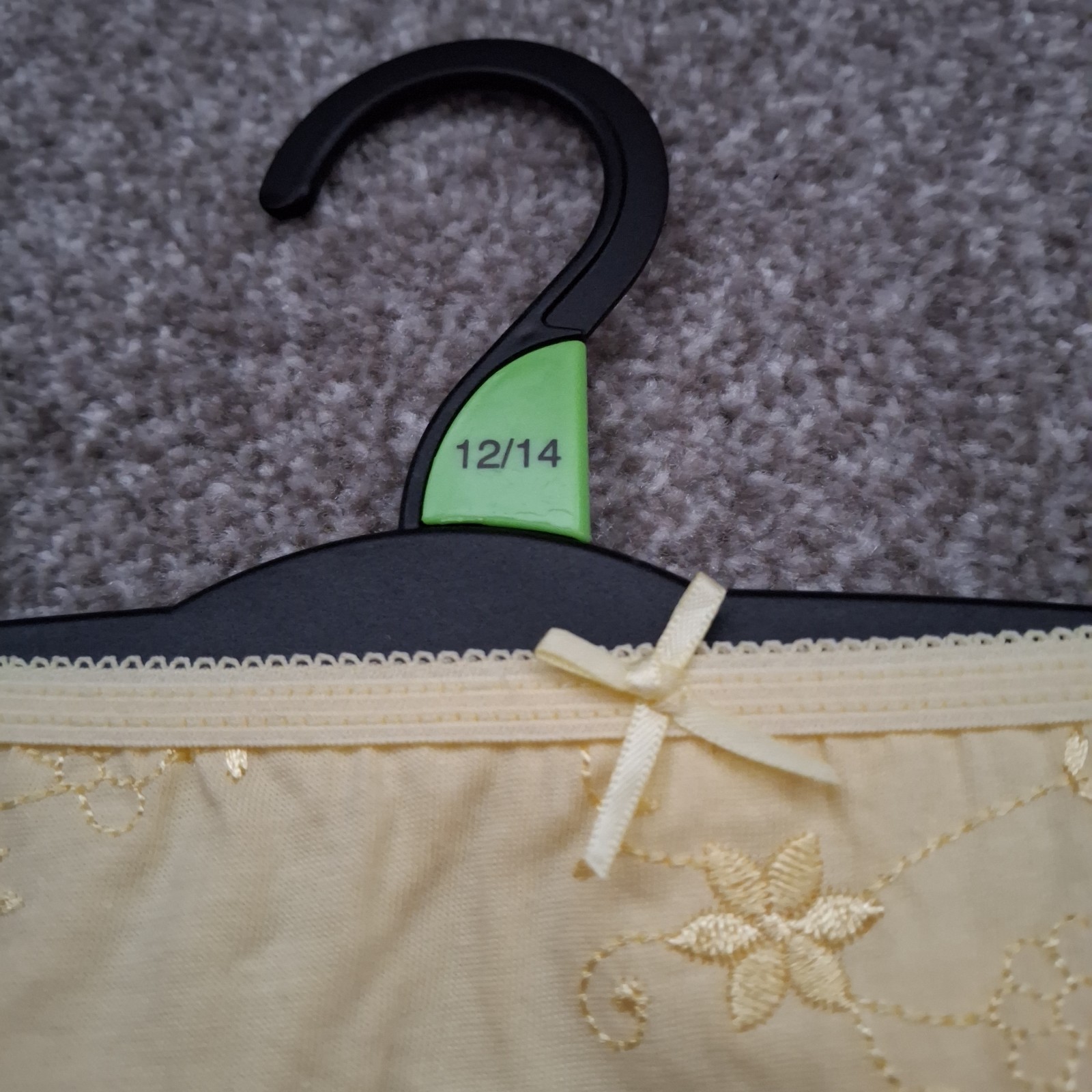 Bonmarche UK 12/14 Womens Full Briefs Knickers yellow floral New