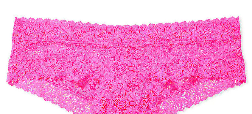XS S M L XL NEON SO PINK ALL CROCHETLACE THE LACIE Victorias Secret CHEEKY Panty