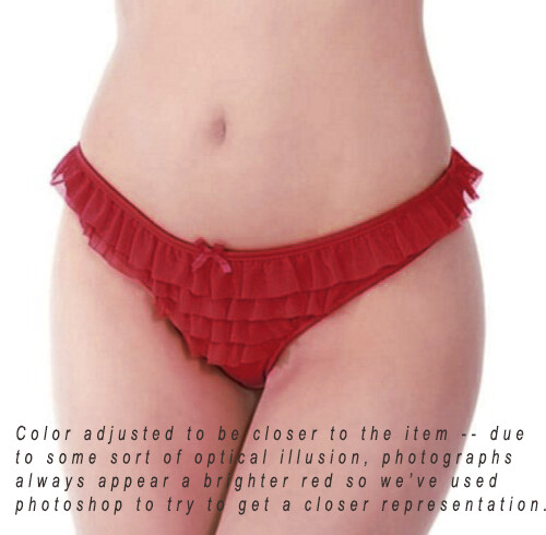 Ruffled Panties in Average O/S or Diva XL O/S Coquette #174 / 174X