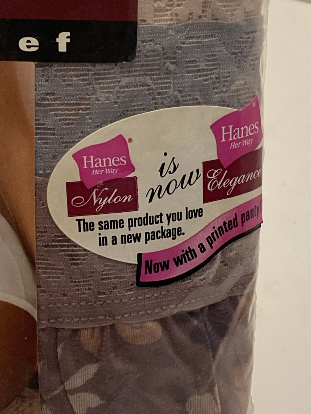 Hanes Elegance 5 Pack 100% Nylon Brief W/Lace Panties Size 8 XL Vintage 2004
