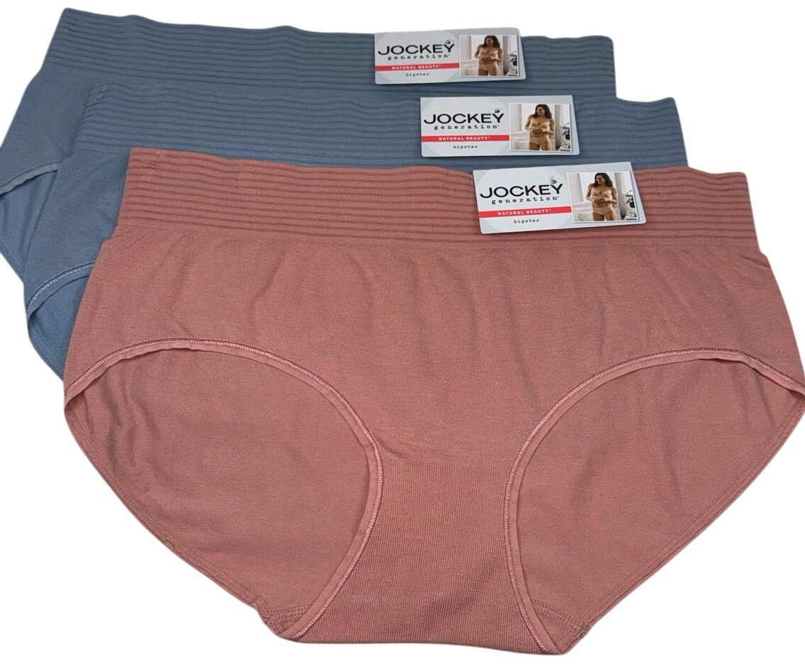 JOCKEY 4-Pair Natural Beauty Hipster Underwear Panties Modal Blend Size 2XL