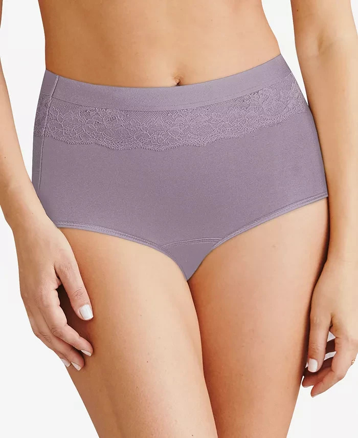 Bali Women’s Medium Beautifully Confident Brief Period Underwear DFLLB1 Purple