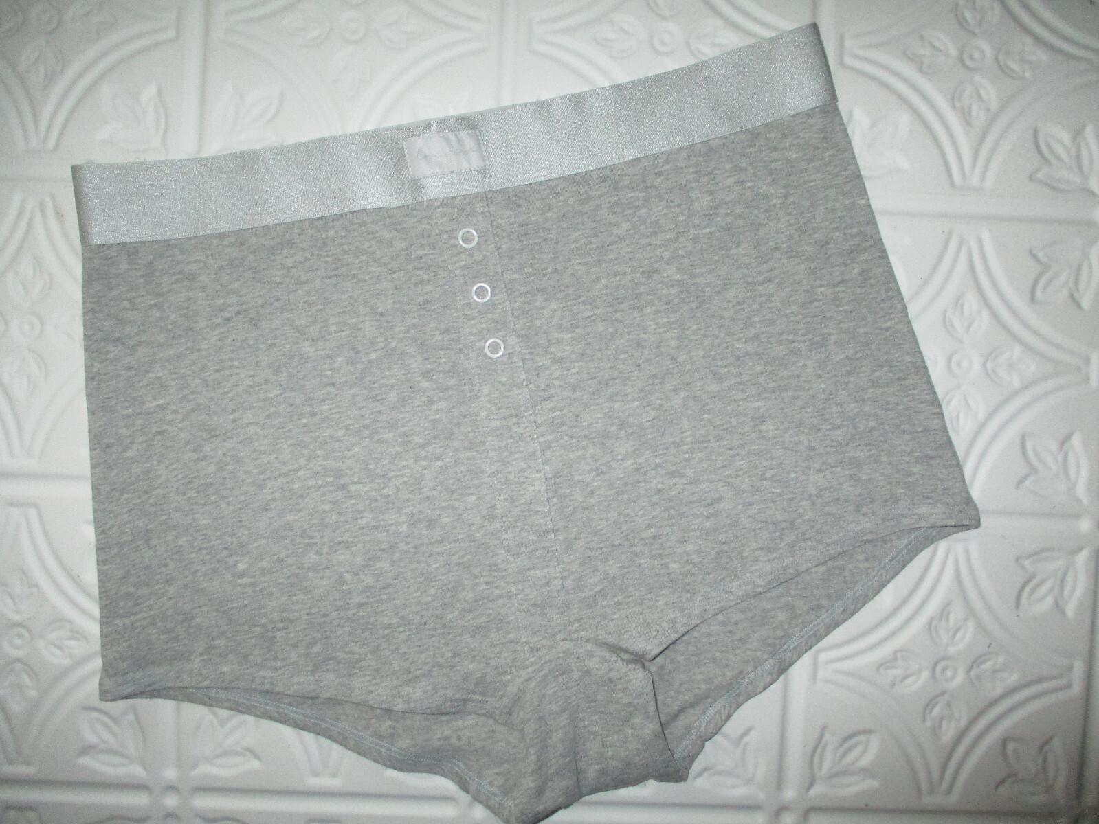 Victoria’s Secret PINK Shortie Panty Women’s Sz. XL High Waist Heather Gray MWT