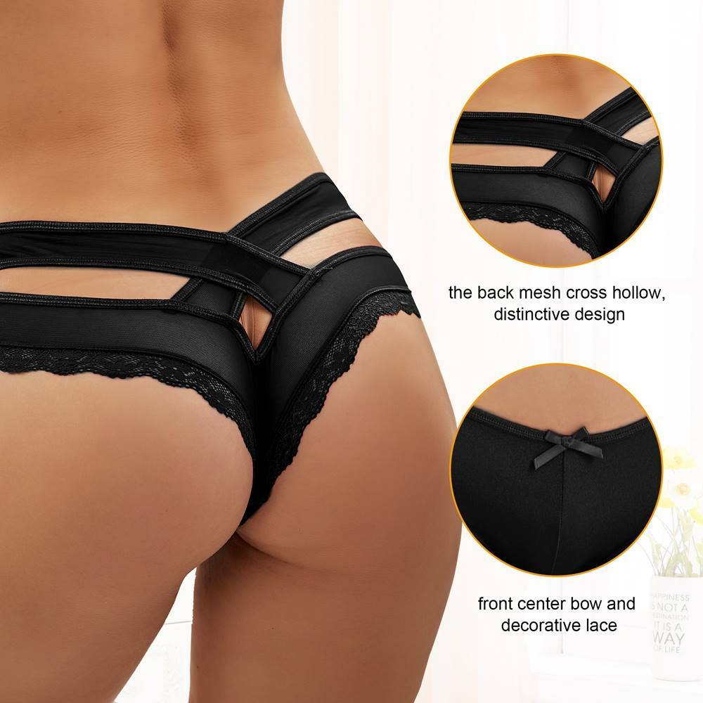 Sexy Thong Black Floral Lace Knickers Red Black White Size 10 12 14 16 18 20 22