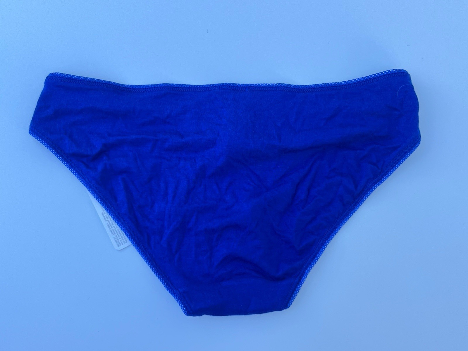Smooth Cotton Electric Blue Jockey x Rachel Zoe Bikini Panty | Size S | New