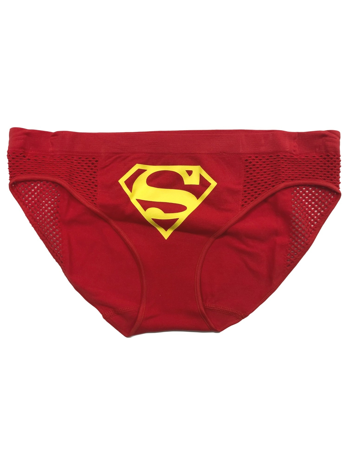 DC Comics Womens Red Supergirl Super Girl Bikini Briefs Panties Underwear Medium