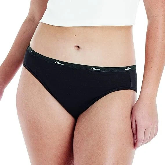 Women’s Panties Pack, High-cut Cotton Briefs, Hi-cut 8, Solid/Print Mix
