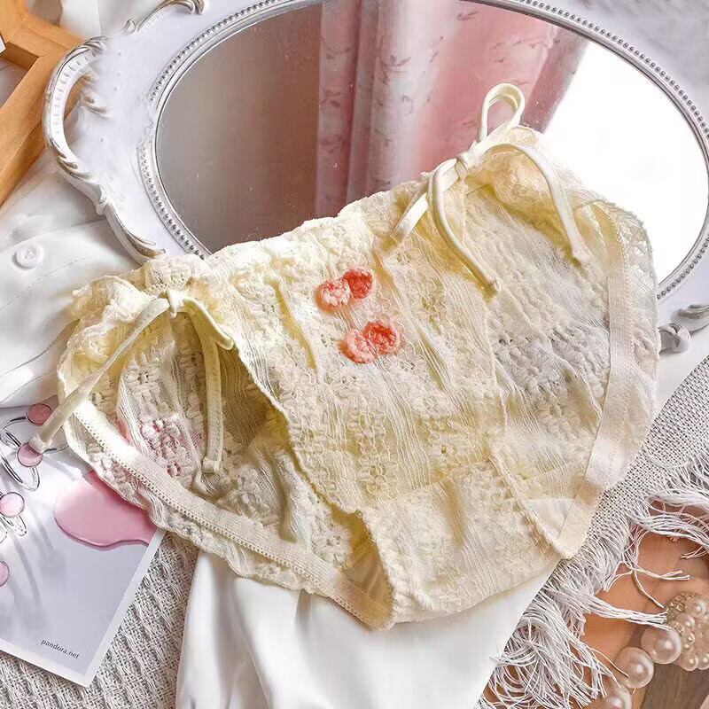 Japanese Lolita Girls Briefs Panties Strappy Cute Students Kawaii Underpants New