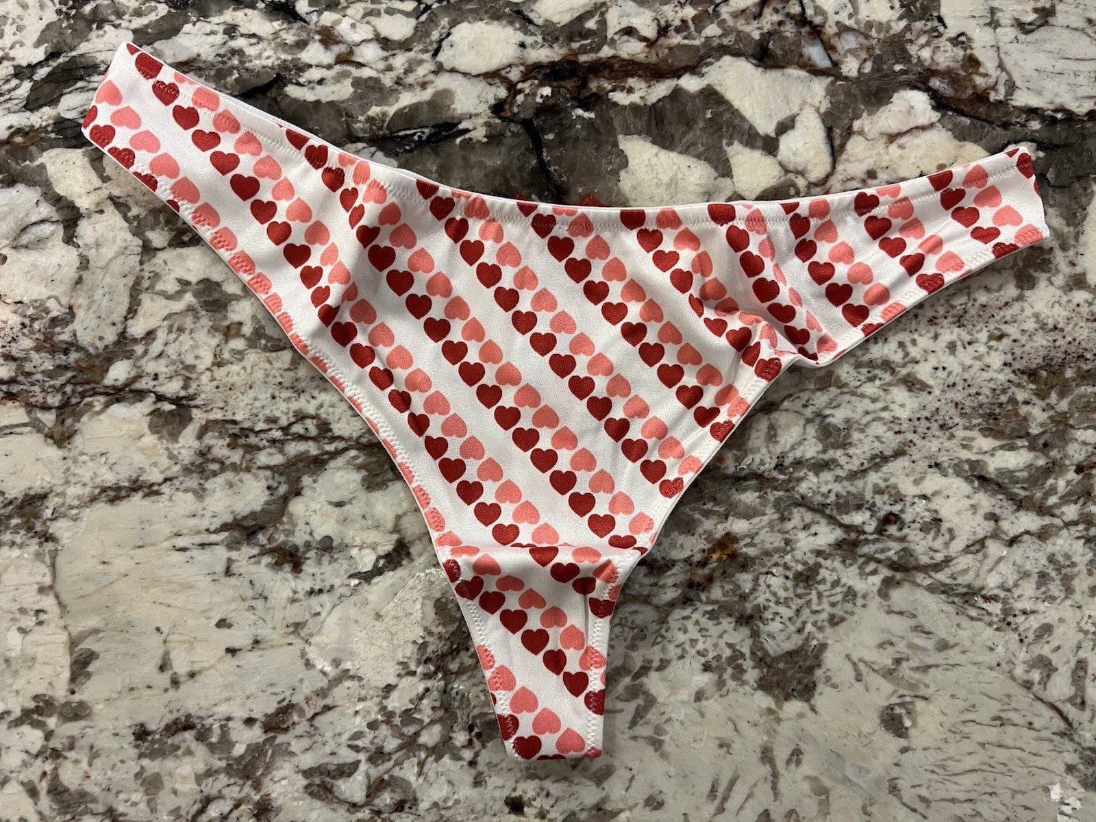 True Vintage Victoria Secret Sexy Little Things Keyhole Thong Panties RARE L