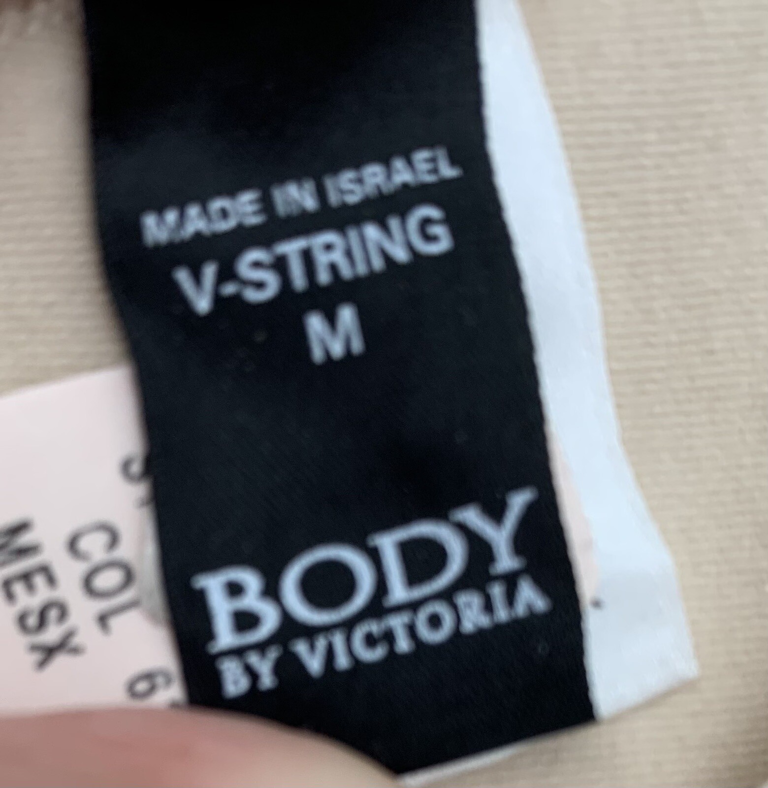 NWT BODY BY VICTORIA’S SECRET Y2k Med V STRING PANTIES thong 2005