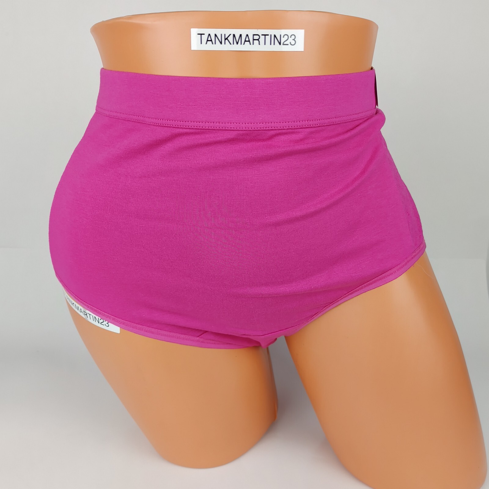 LANE BRYANT CACIQUE PLUS COTTON FULL BRIEF 18/20 PANTY SOLID PINK WITH LACE HIPS