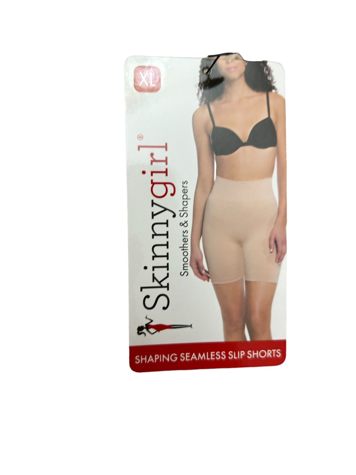 SKINNYGIRL INTIMATES SG7032- 2 PACK SUPER SOFT SEAMLESS SLIP SHORTS ~ M~GREAT