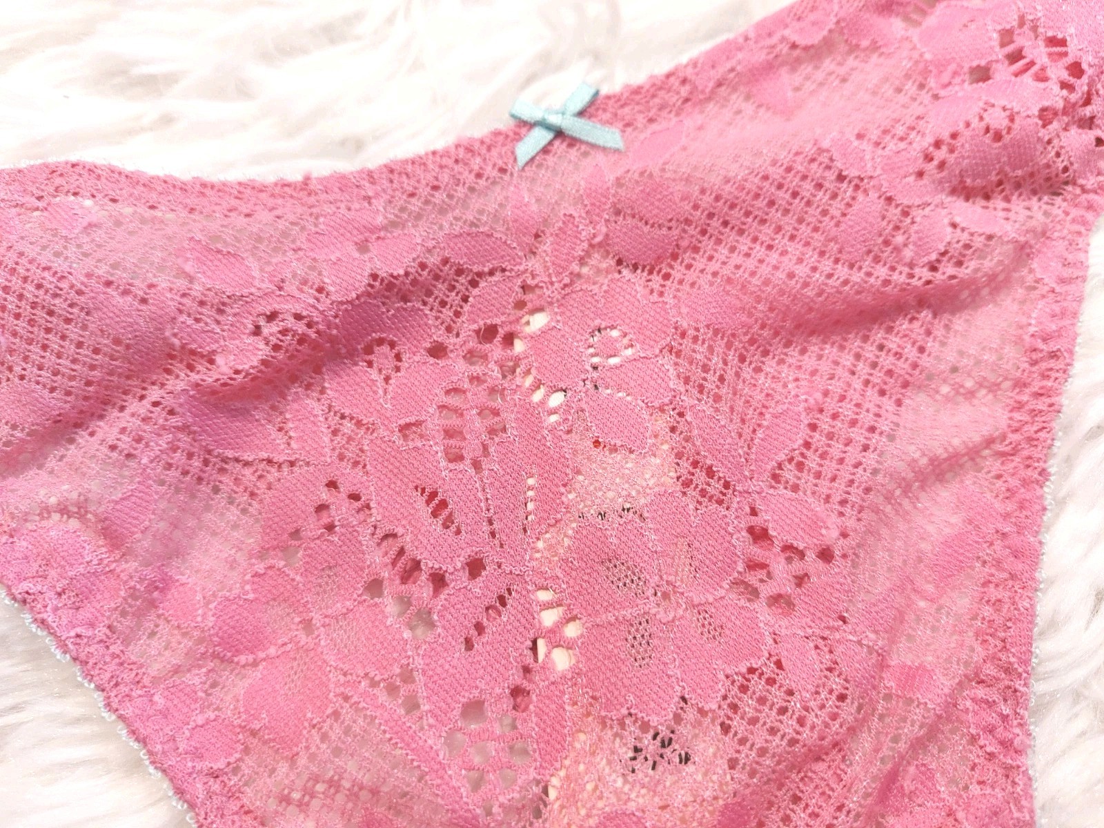 NWT Victoria’s Secret Tease High-Leg Scoop Thong Panty Large (505)