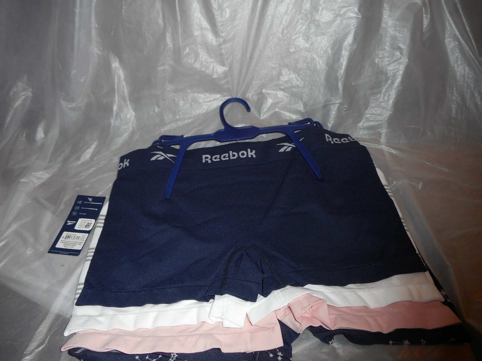 4 Pack REEBOK Women Seamless Multi Color Boyshorts Medium & XL